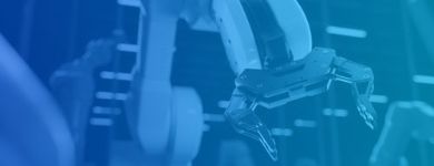 close up of six-axis robot end effector